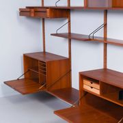 Royal System wall unit by Poul Cadovius for Cado, Denmark, 1960s – 17 pieces