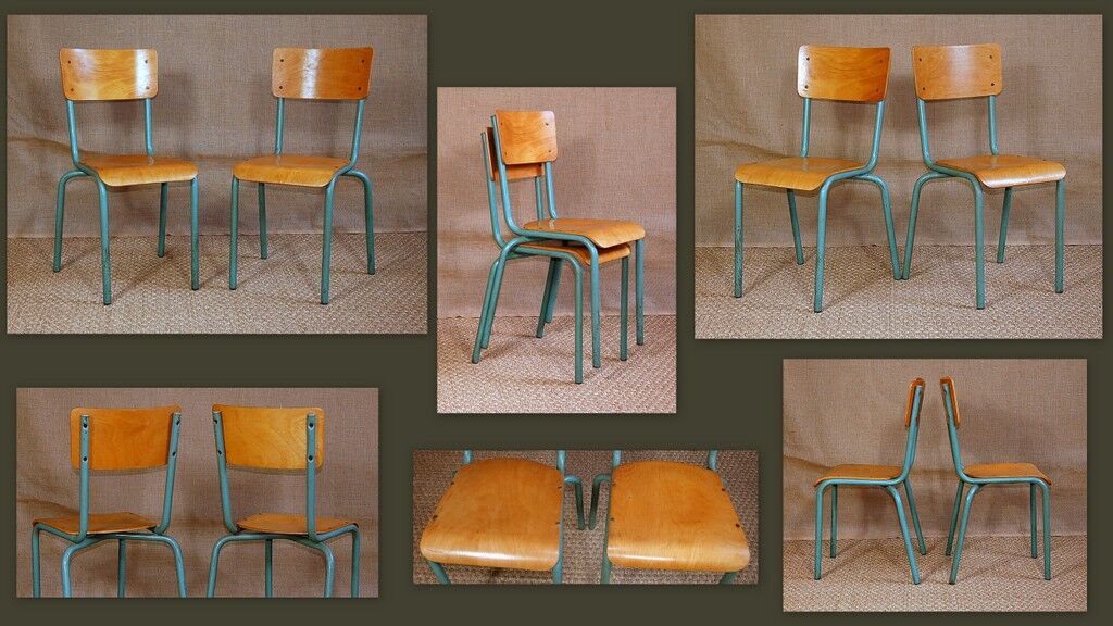 Pair of chairs 50s