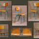 Paire de chaises école Mullca années 50