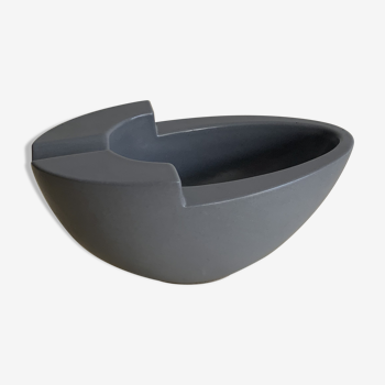 Claude Dumas grey ceramic ashtray