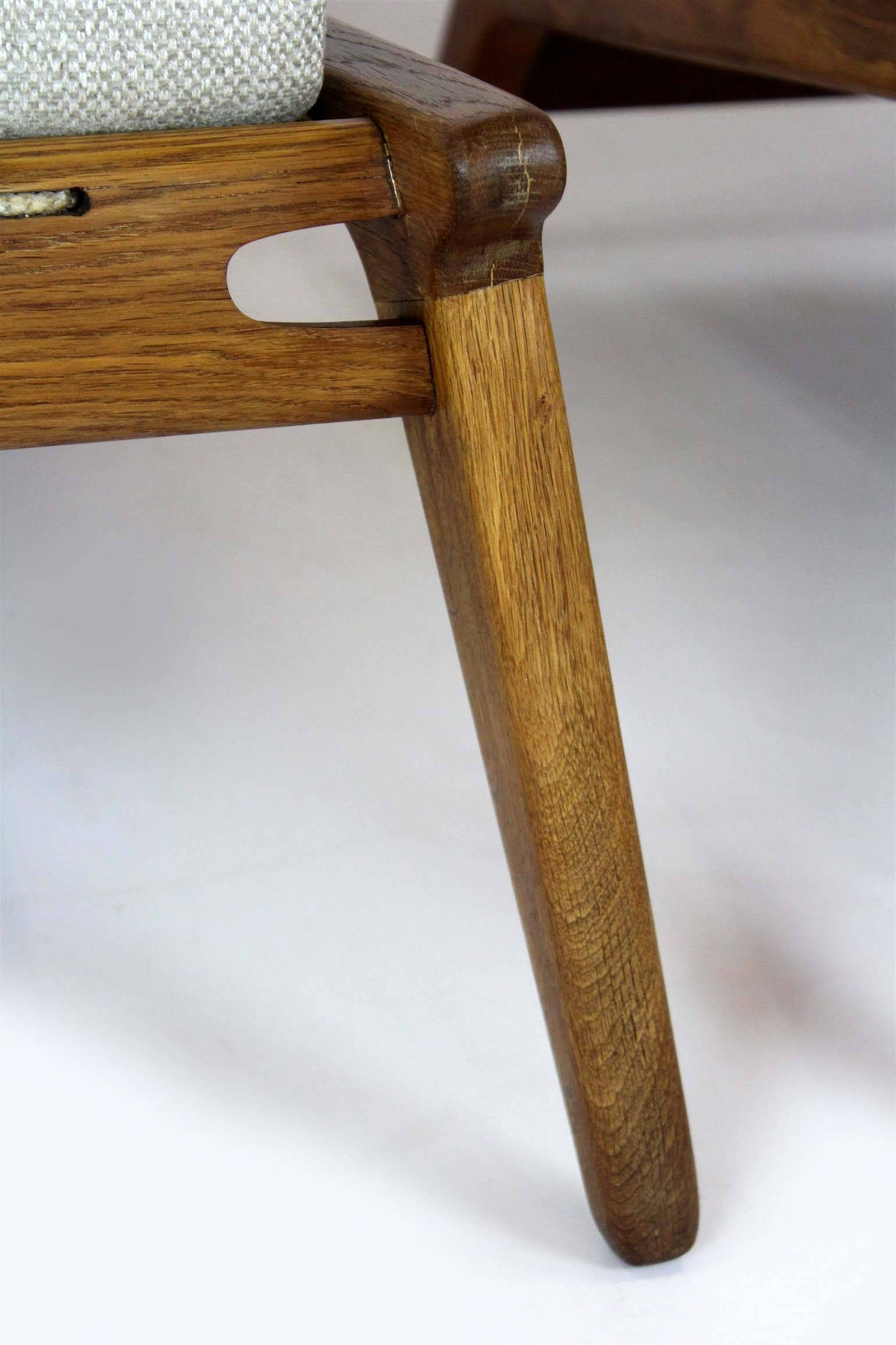 Restored Mid-Century Scandinavian Hunting Chairs by Kristiansson, 1950s