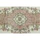 1970s Vintage Turkish Oushak Handmade Wool Cotton Beige Area Rug 179x311