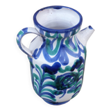 Vintage blue ceramic jug