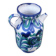 Vintage blue ceramic jug