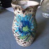 Ceramic pitcher Vallauris la Roue