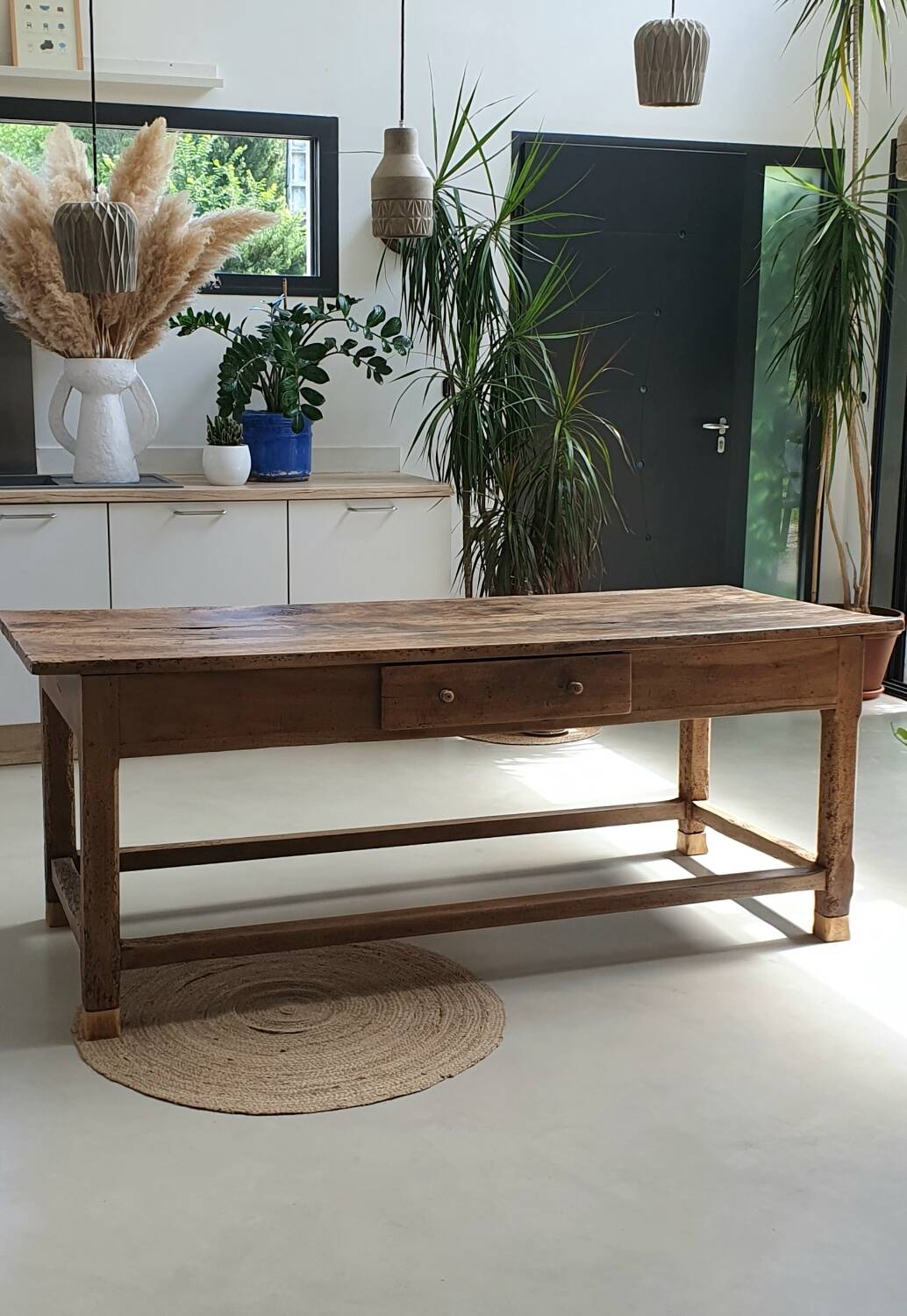 Antique farmhouse table