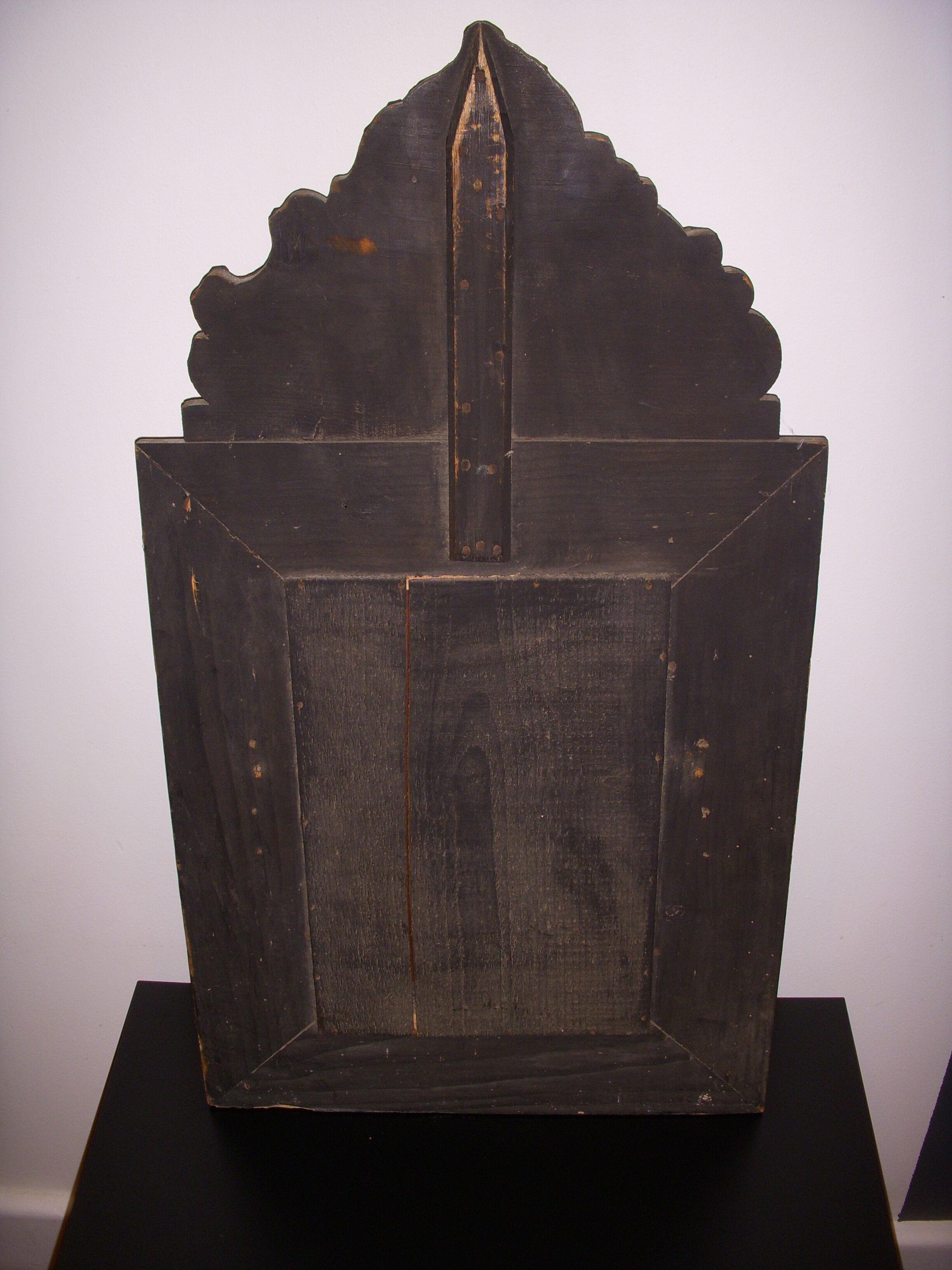 Old mirror has parecloses Napoleon III 40x71cm
