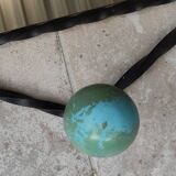 Vintage wall mirror coat rack