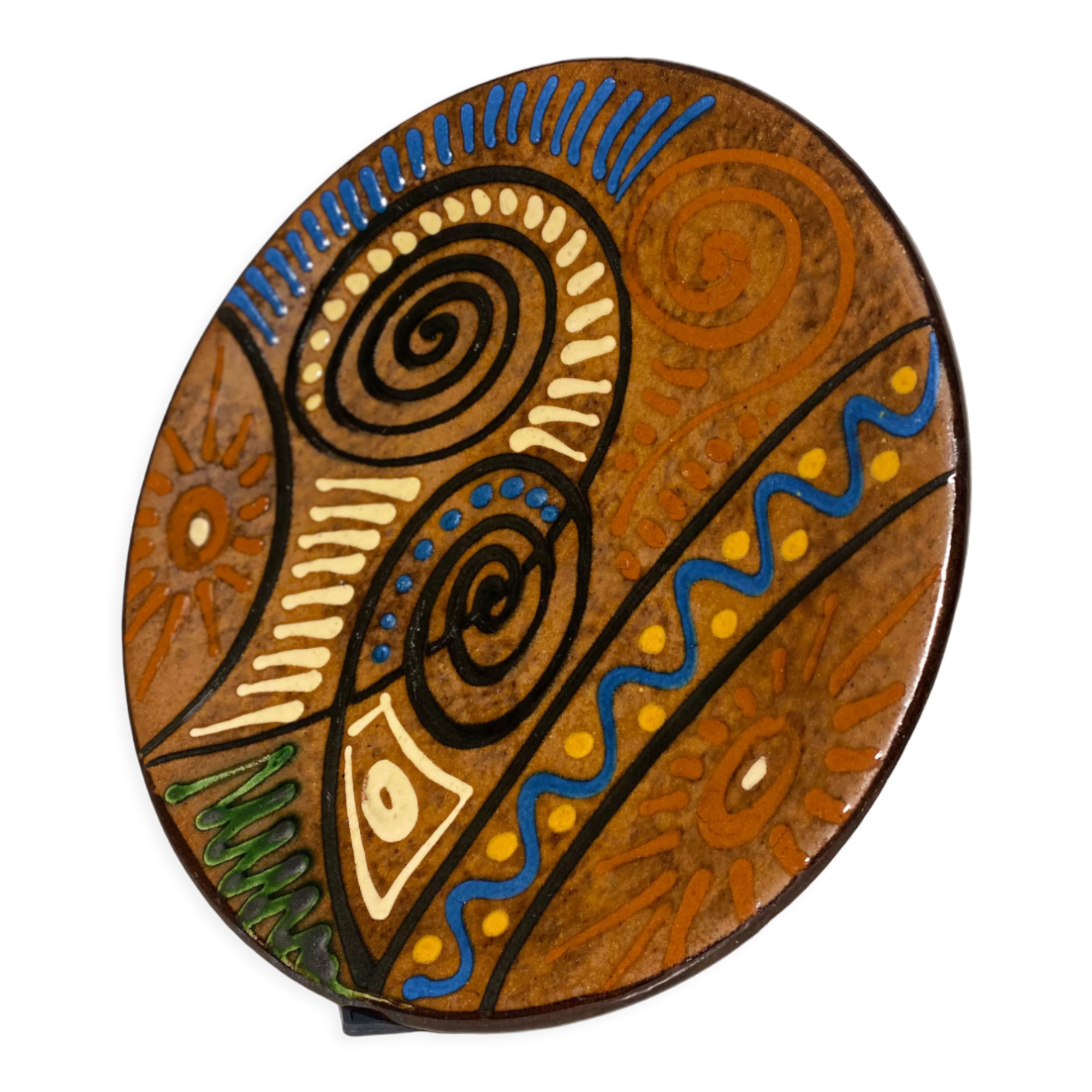 Puigdemont studio pottery decorative plate
