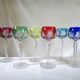 SAINT LOUIS 6 RHINE ROEMER WINE GLASSES SHAPE 229 DOUBLE CRYSTAL - 19.5 c