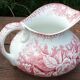 Old toilet set in Pexonne Earthenware Model Flowers FF Vintage