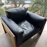 Set of 3-seater, 2-seater and 1-armchair sofas, Knoll Bastiano model,