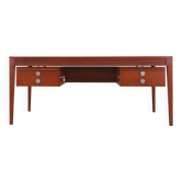 Teak desk, Danish design, 1970s, designer: Finn Juhl, manufacturer: France