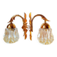 Pair of Acanthus Leaf Wall Lights 1970