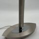 Chrome and frosted dome table lamp - modernist mushroom lamp - vintage from the 80s/90s.