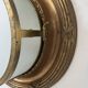 Vintage XL wall light, brass, copper and frosted glass, France, 1930.
