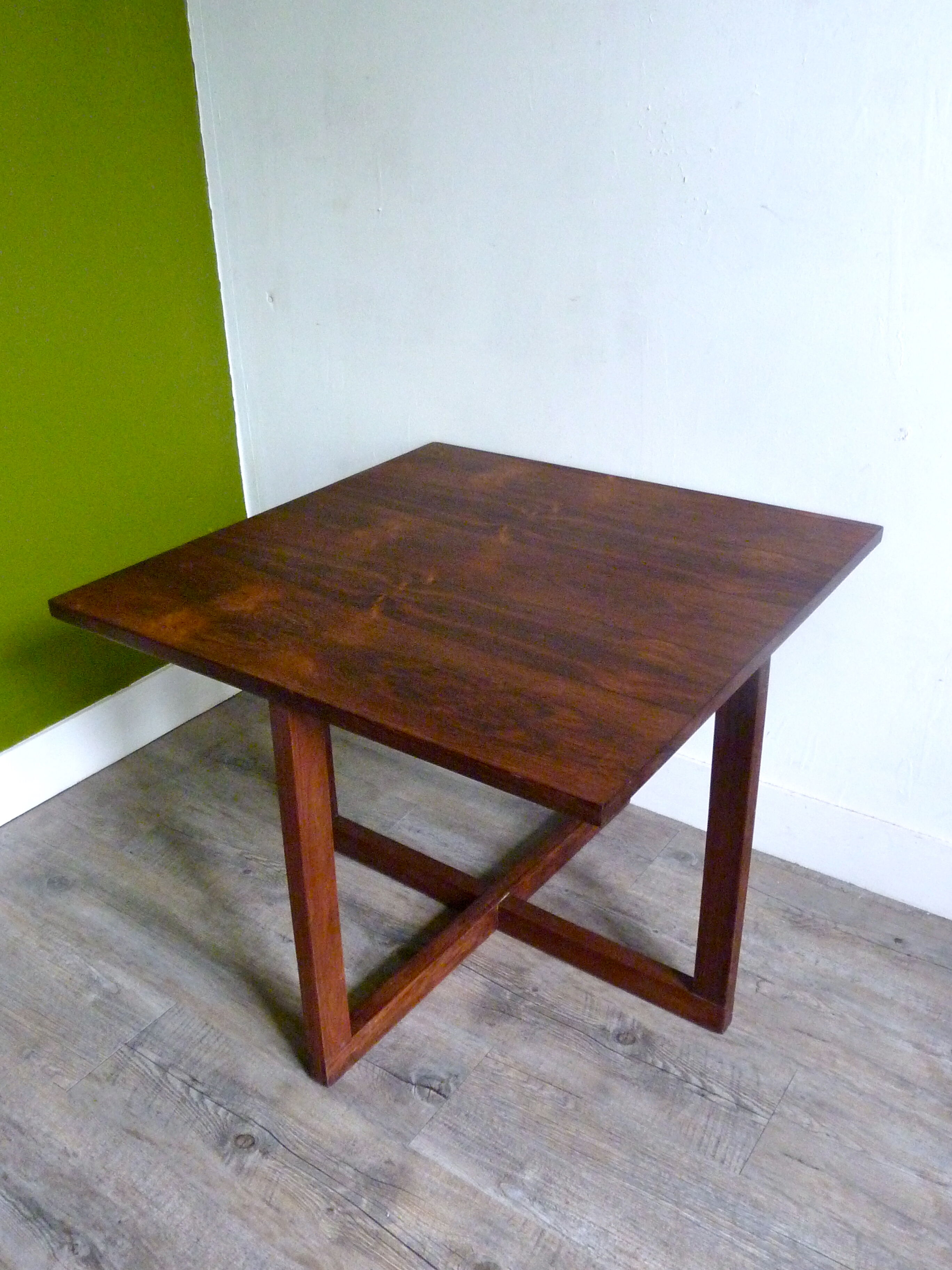 Table basse en palissandre de Rio des années 60