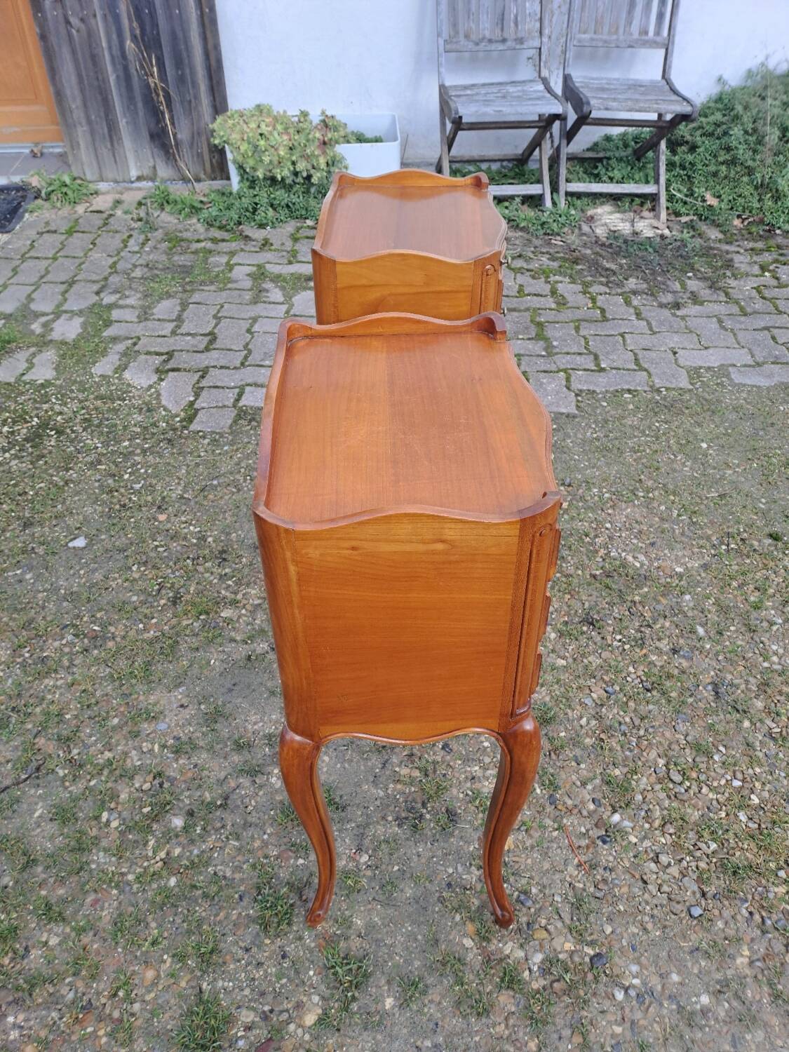 Louis XV style bedside table