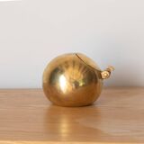 Gilded bronze ashtray by Valenti circa 1950