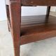 Antique draper's workbench / haberdashery table in solid wood from the early 20th century.