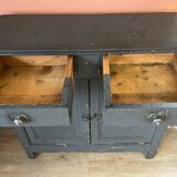 Slate blue Parisian buffet