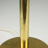 Mid-Century Brass & Glass Table Lamp