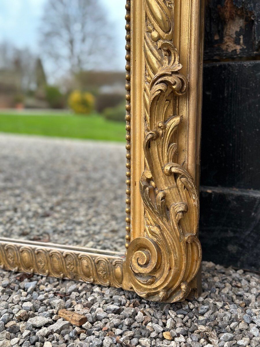 Louis XV style mirror or trumeau circa 1880 123x200cm