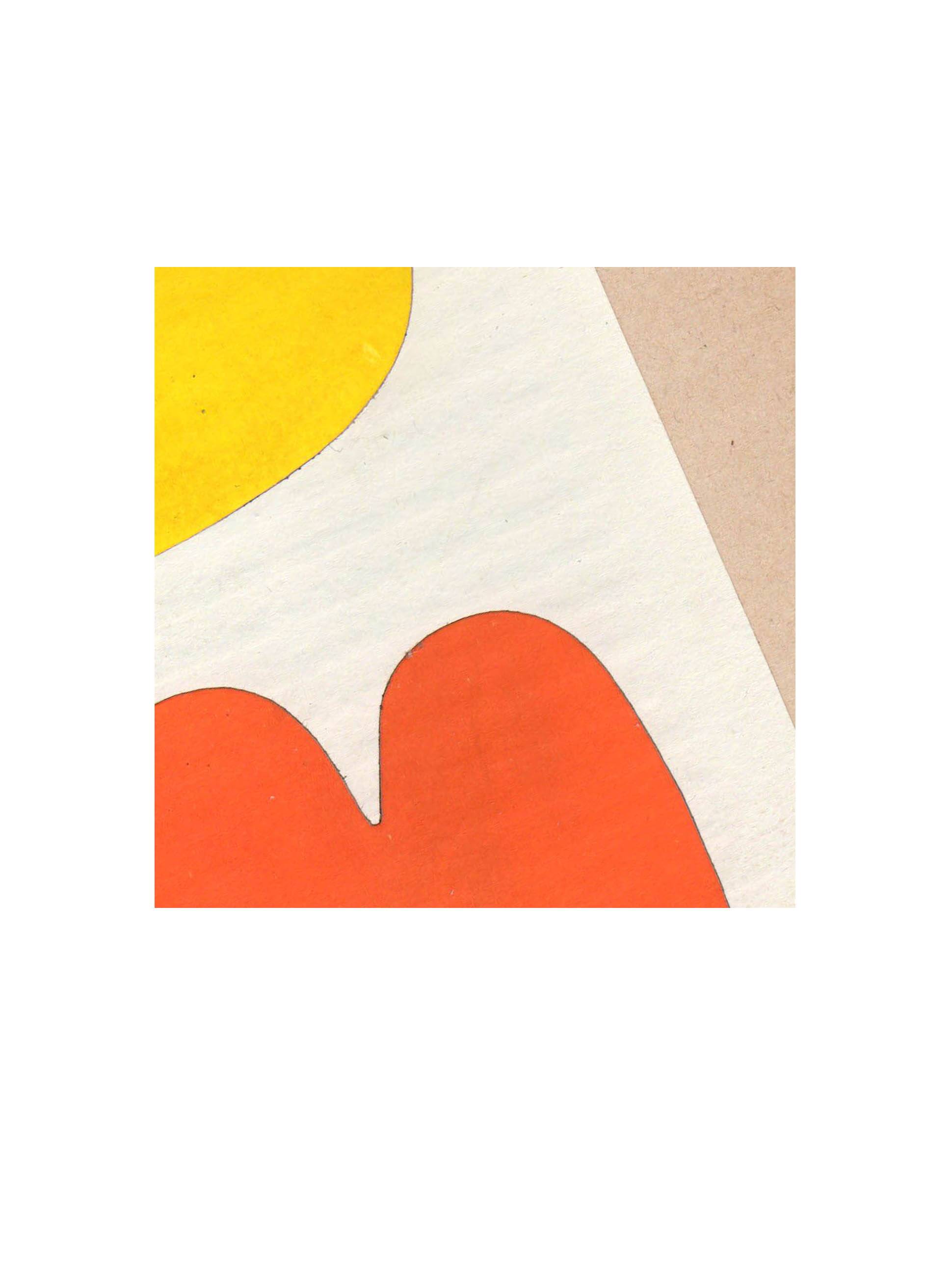 Abstract collage - luna - h803 - signed Eawy