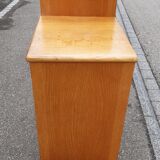 Asymmetrical wardrobe light oak 1950