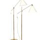 Brass floor lamp model THV376 by Thomas Valentiner