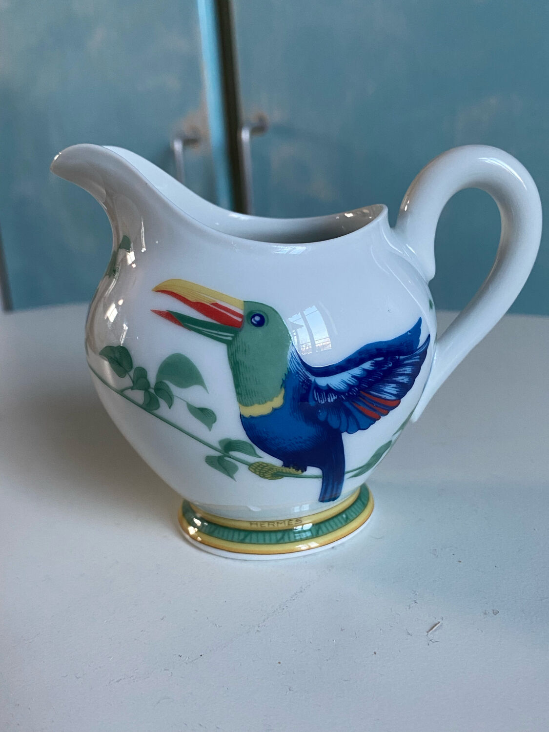 Pot à lait modèle Toucan porcelaine Hermès