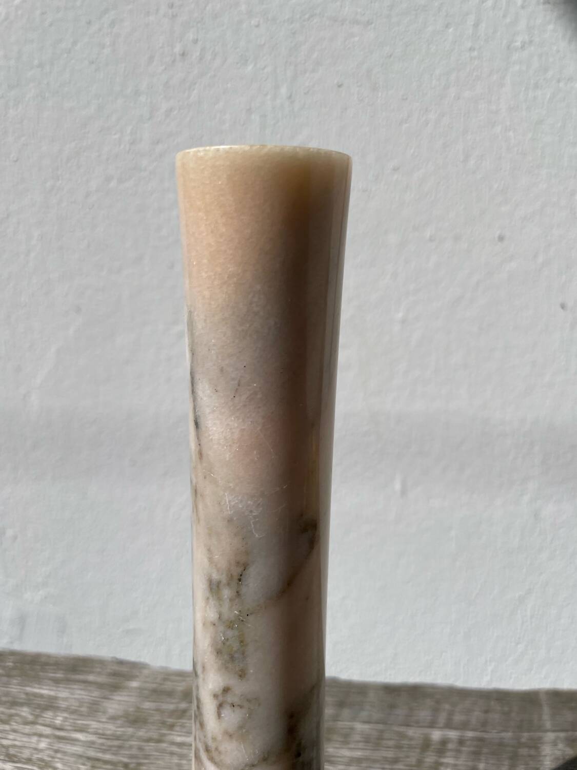 Vase marbre rose 1980