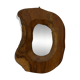 Brutalist mirror