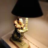 Lampe Arlequin-Pierrot art déco cubiste