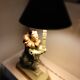 Lampe Arlequin-Pierrot art déco cubiste
