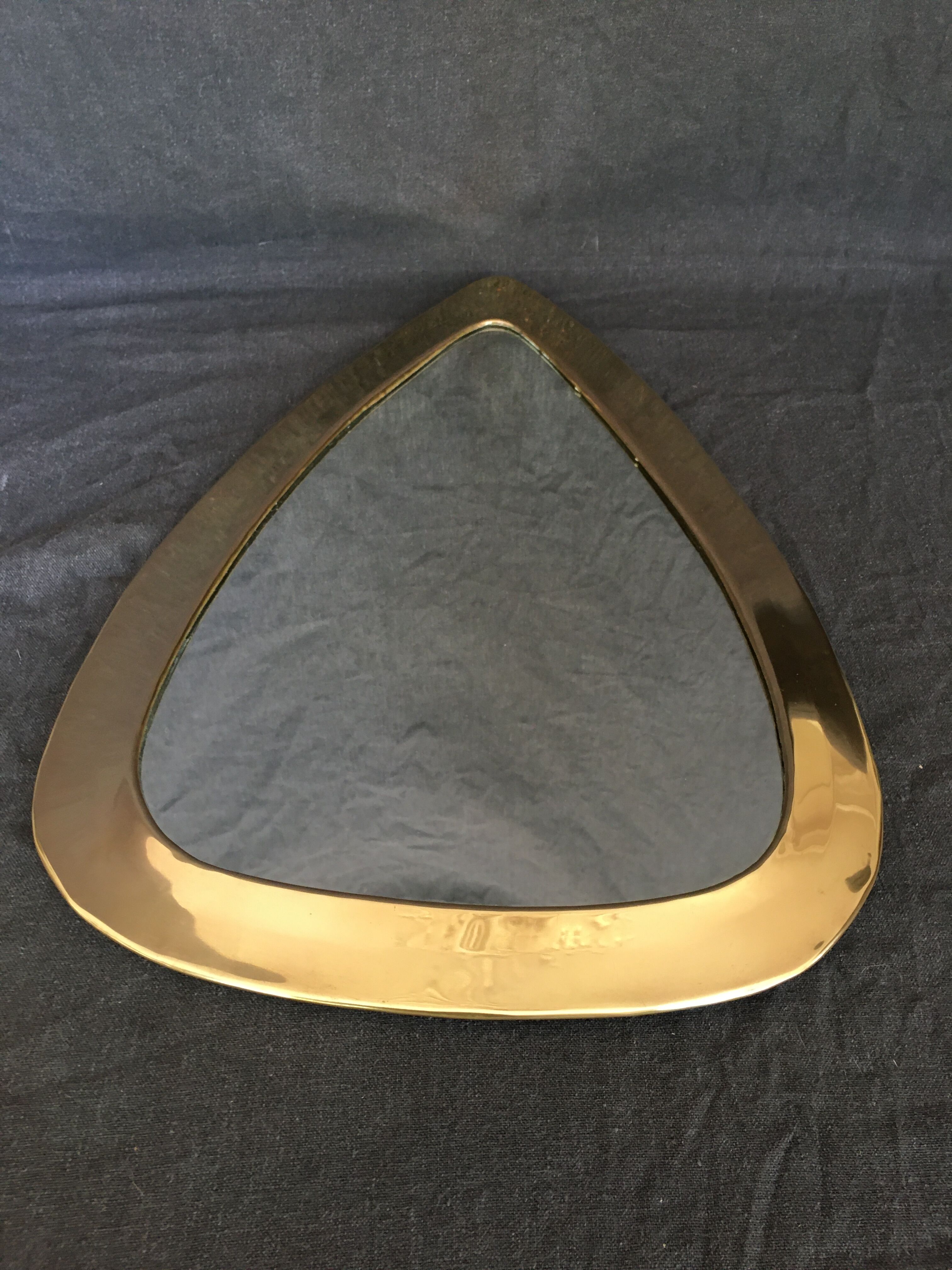 Golden drop mirror   28x42cm