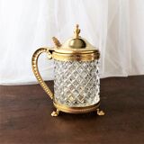 Candy box glass and brass