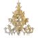Contemporary Venetian "Ca Rezzionico" Gold Murano Glass Chandelier