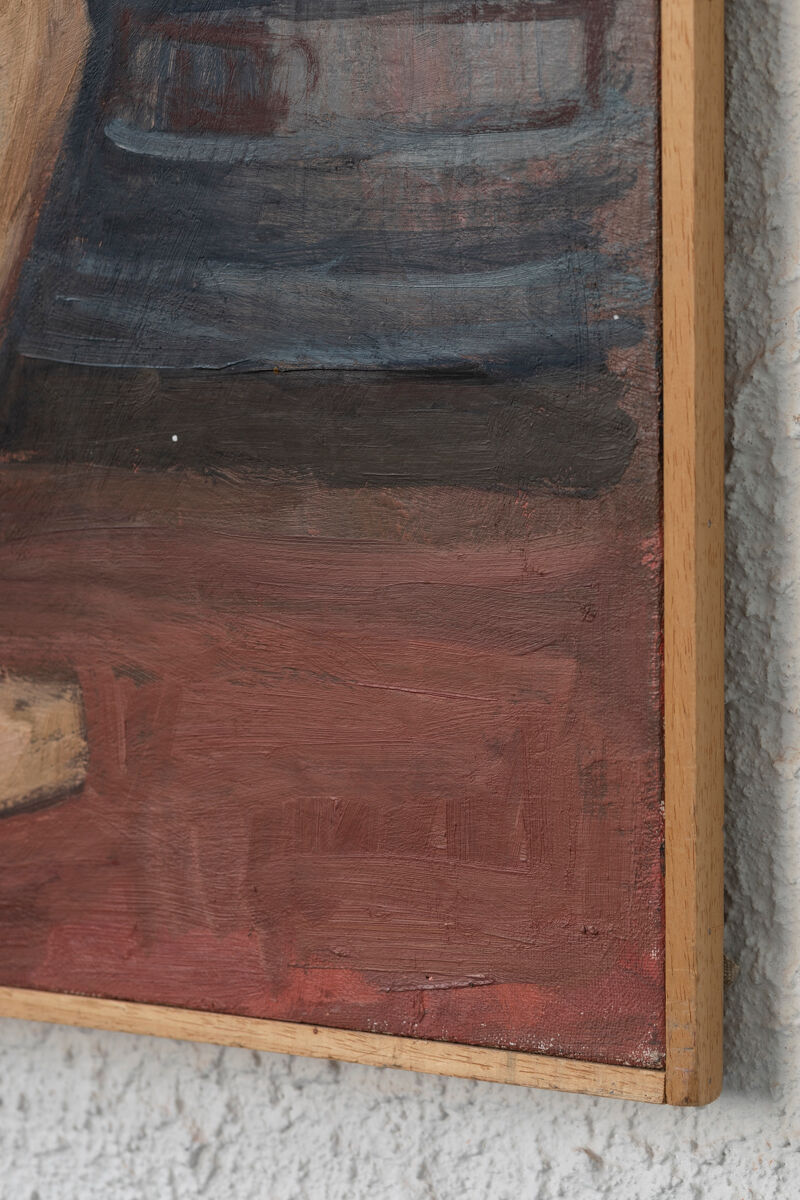 Nude painting ‘Nu’ by Louis Peyré, France, 1989