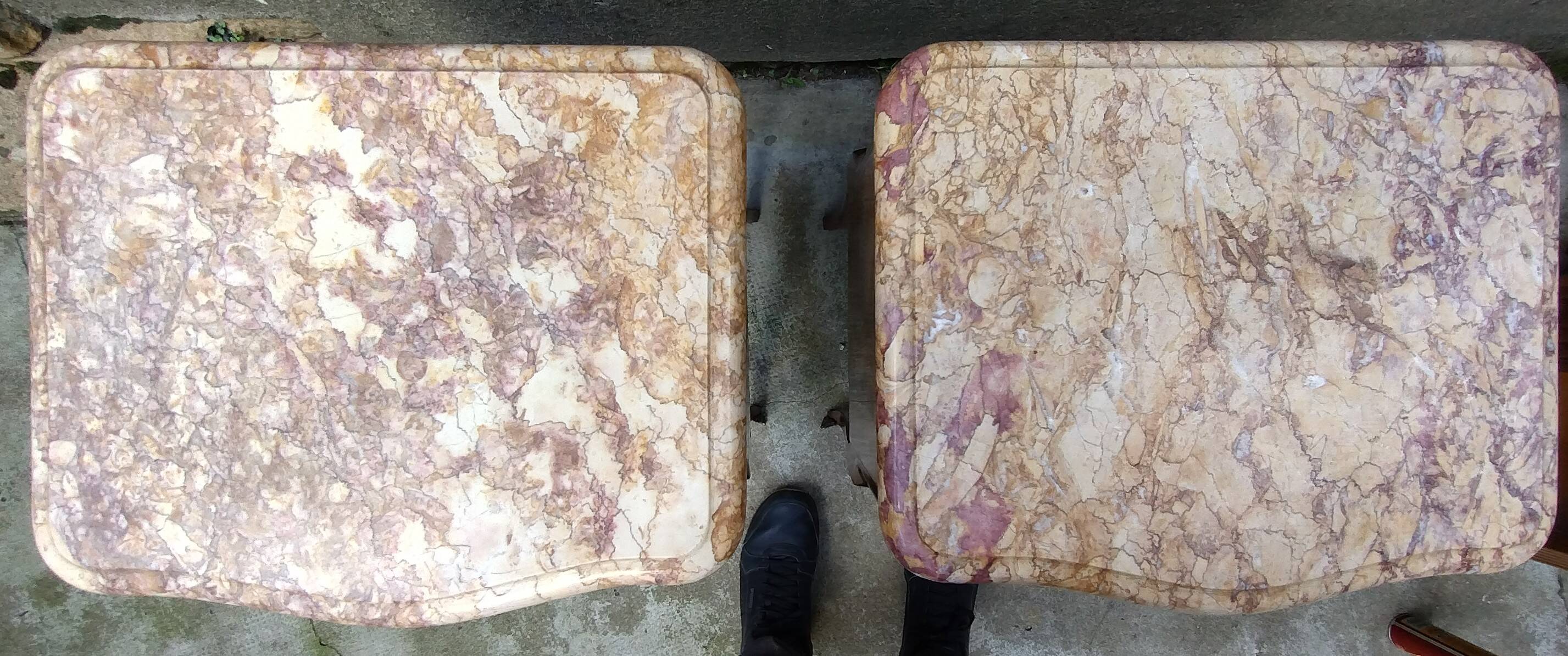 Pair of Louis XV style bedside tables