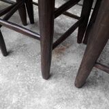 Mulched brutalist chairs, set of 6