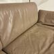 De Sede ds 140 grey 2/3 seater sofa, vintage leather, 80s design