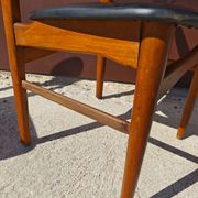 4 chaises Farstrup scandinave