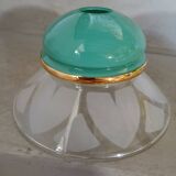 4 Art Deco glass pendant lights