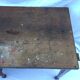 Wooden desk with three drawers