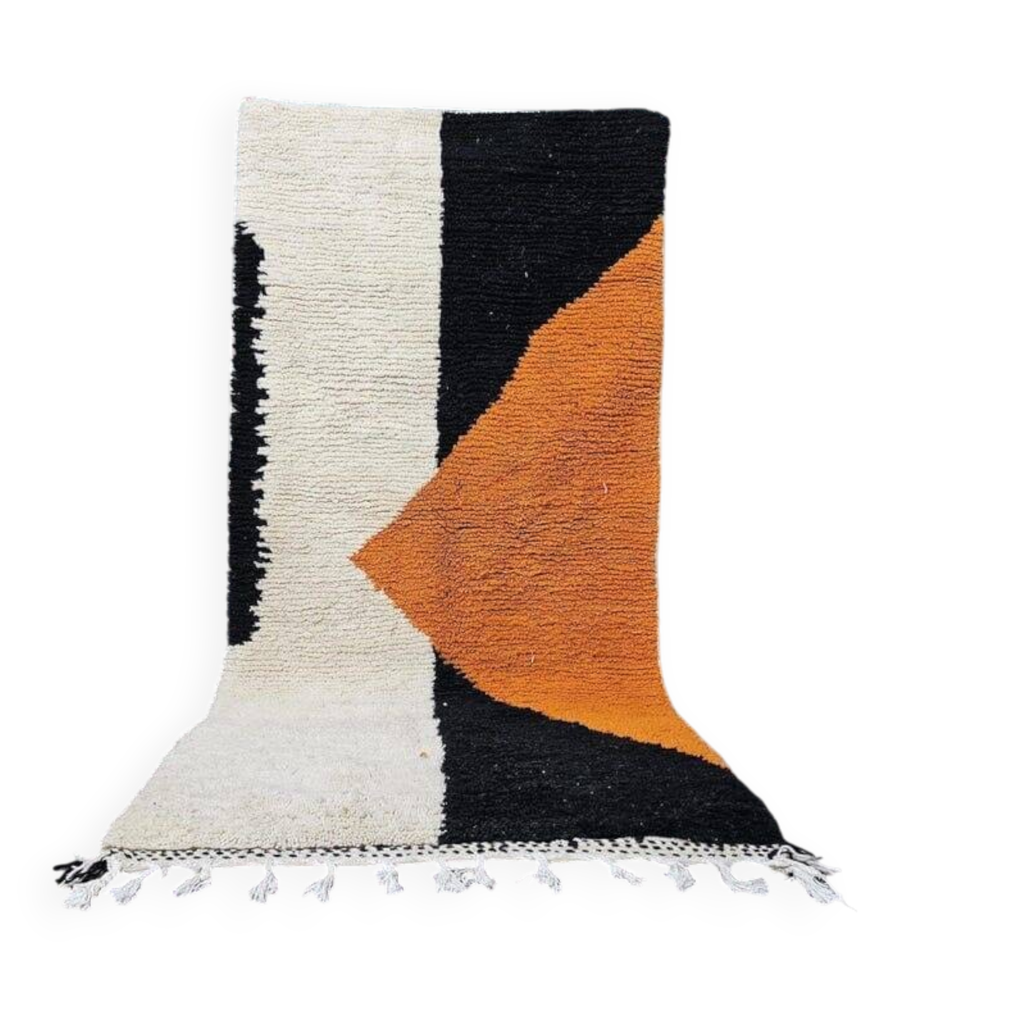 Traditional pure wool Berber rug size 140 x 260 cm