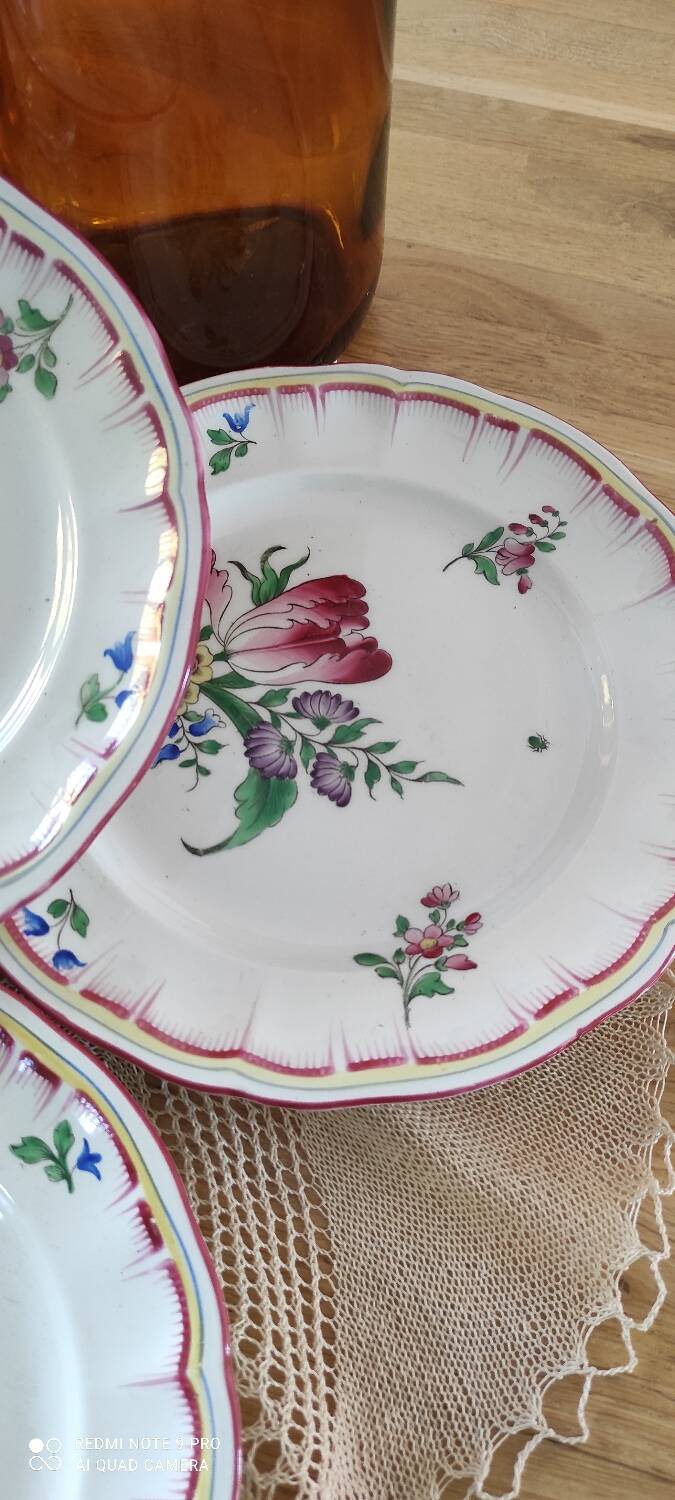 Assiettes a dessert Lunéville