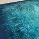 Large "space design" multi-color high pile rya rug by desso netherlands, 1970