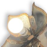 Metal flowers floor lamp