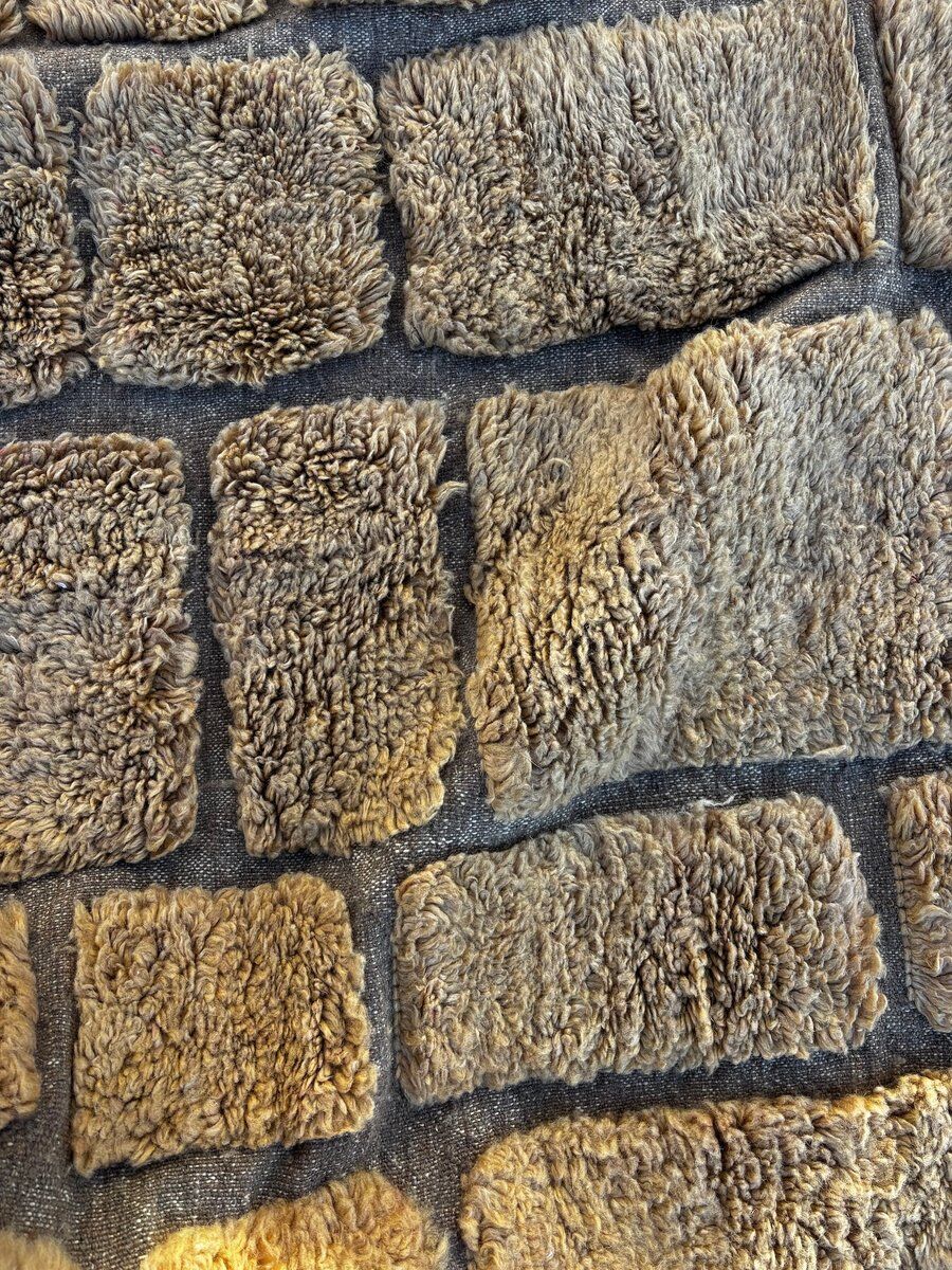 Modern Moroccan Berber rug M'rirt in wool.